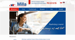 Desktop Screenshot of milla.pl