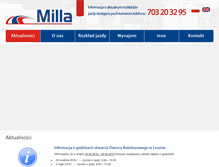 Tablet Screenshot of milla.pl